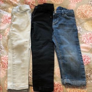 3 pairs toddler girl jeans